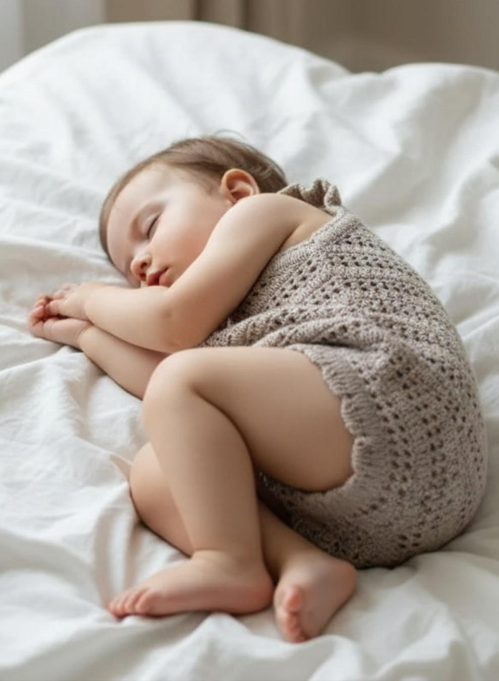 Sand Girls Romper | Cotton Crochet