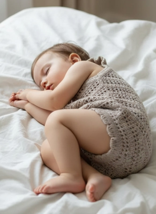 Sand Girls Romper | Cotton Crochet