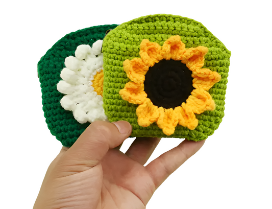 Sunflower Crochet Purse