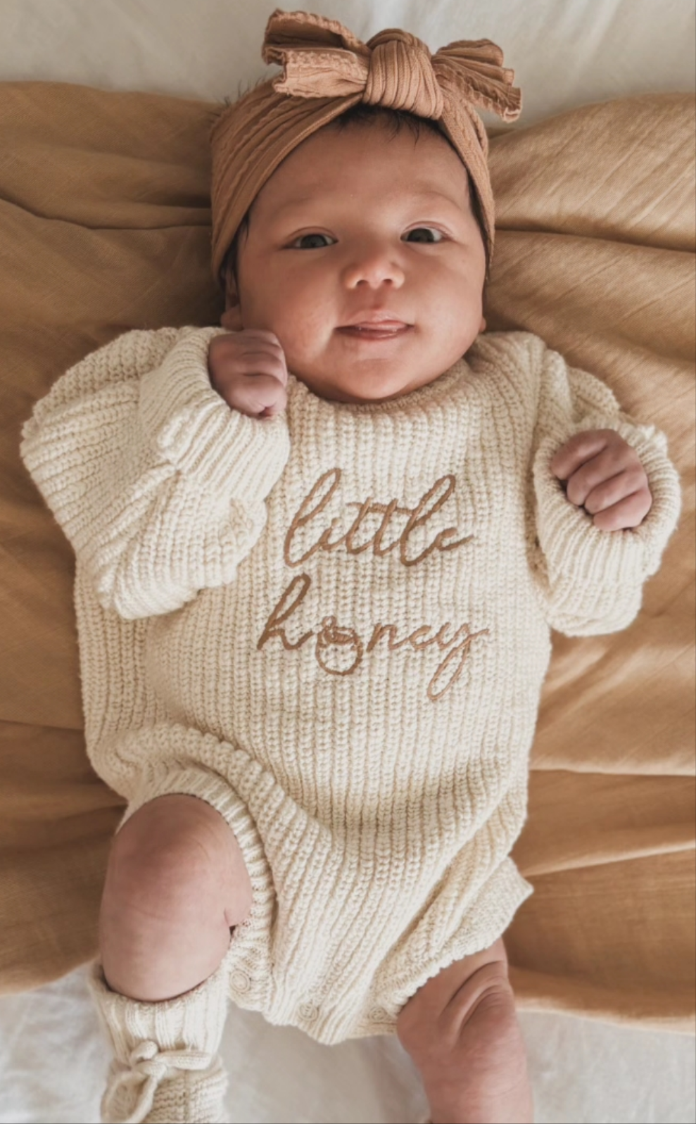 Little Honey Romper (Oat)