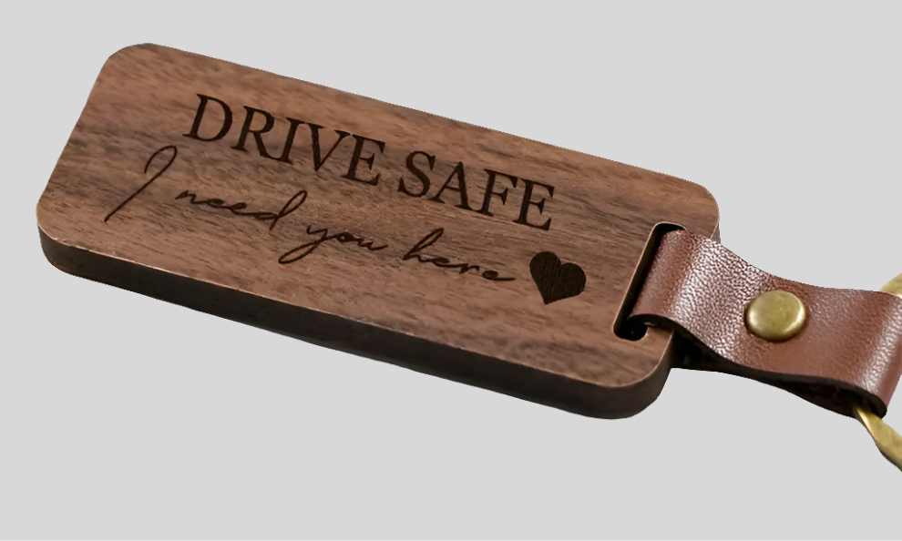 Drive Safe Keyring