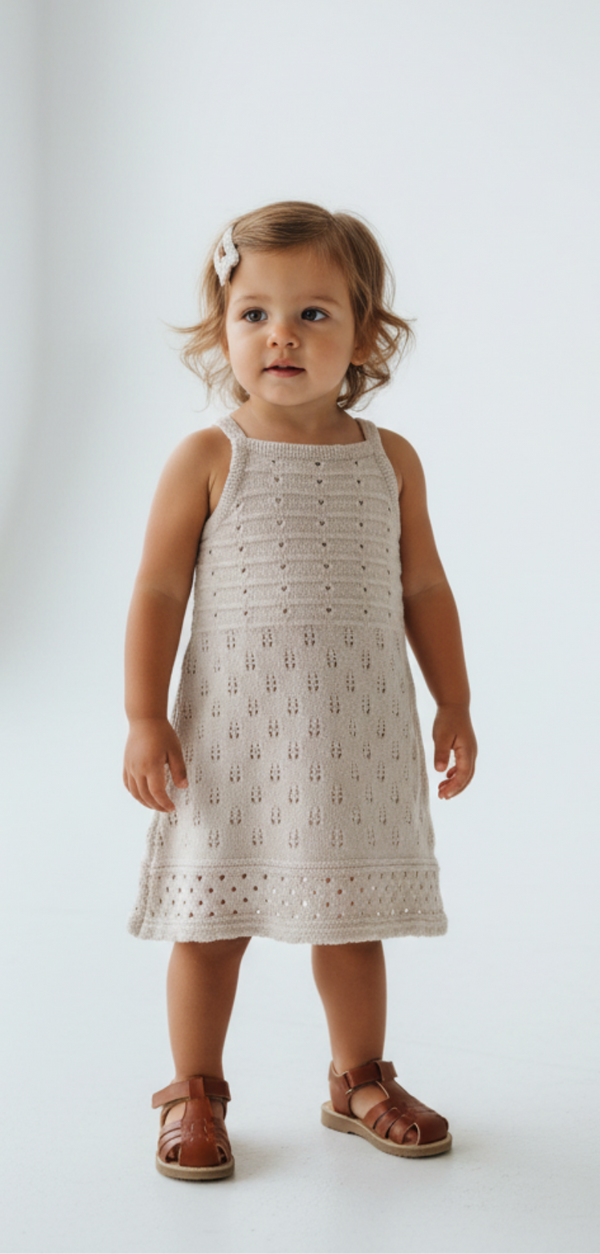 Sand Dress | Cotton Crochet