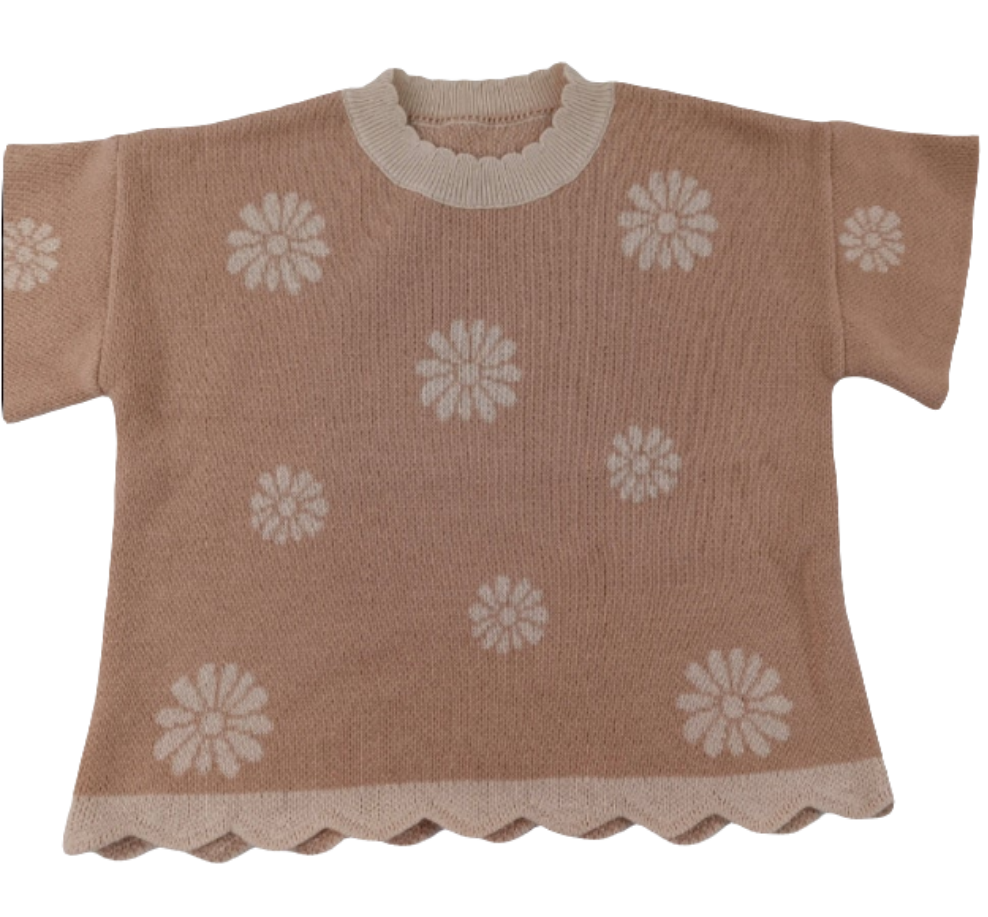Floral Jaquard Tee  | Kids (Preorder)