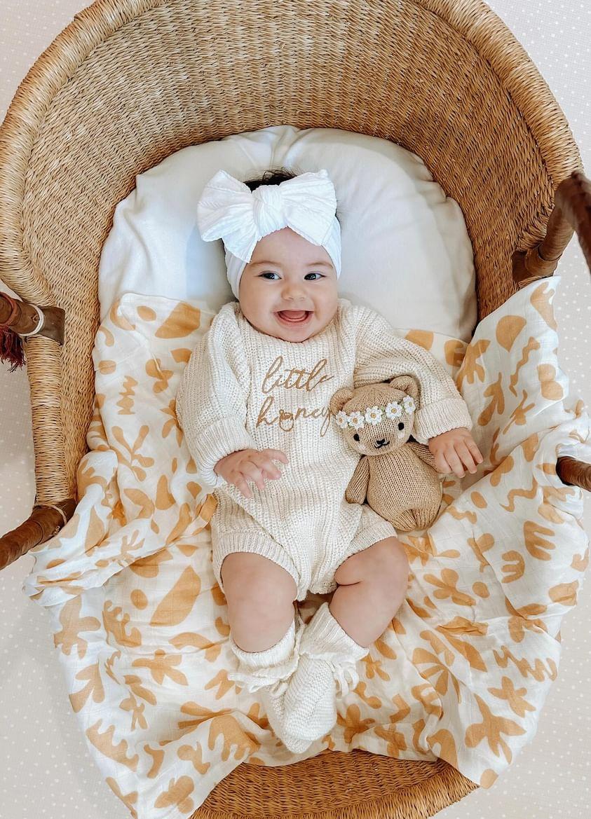 Little Honey Romper (Oat)