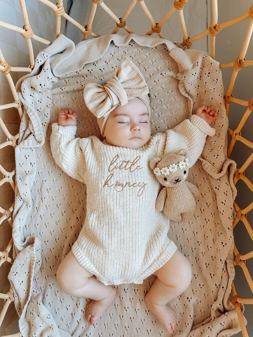 Little Honey Romper (Oat)