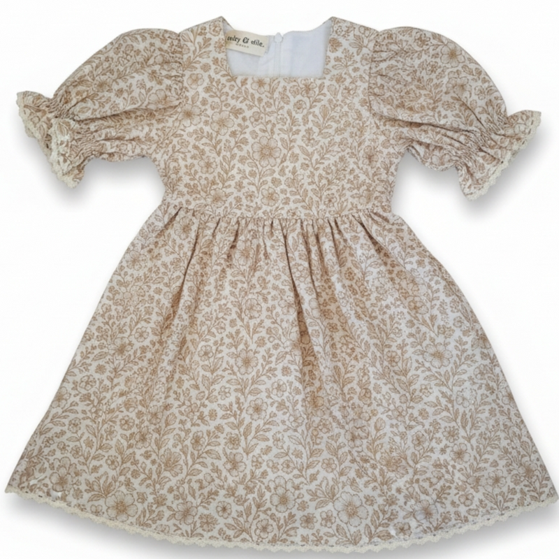 Easter in Bloom Kids Dress | Cotton