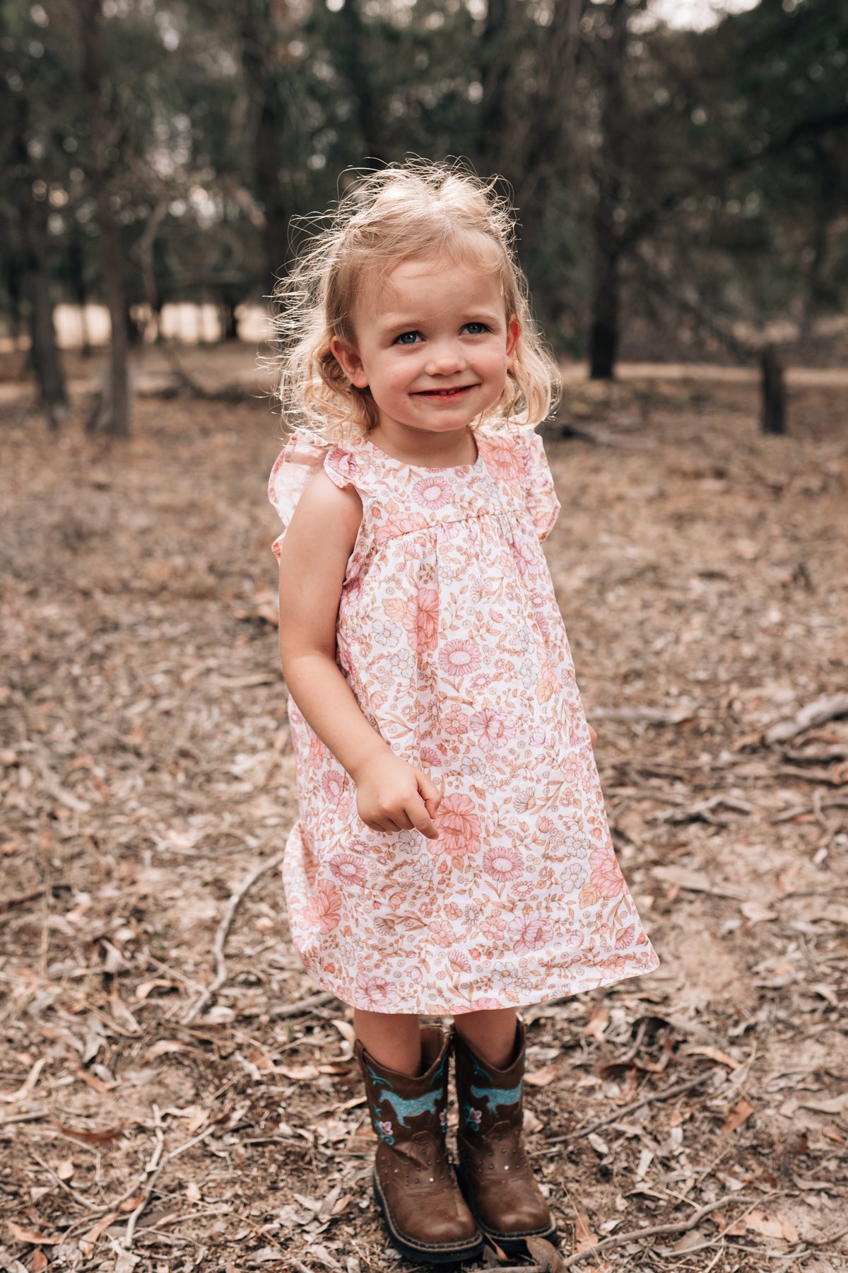Ava Kids Dress |Cotton/Linen