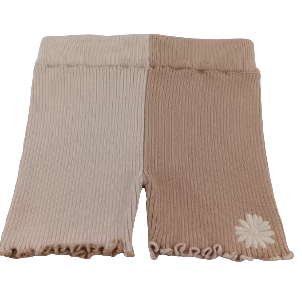 Hazel Embroidered Bike Shorts | Cotton