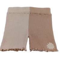 Hazel Embroidered Bike Shorts | Cotton