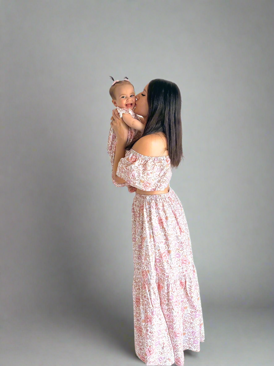 Ava Kids Dress |Cotton/Linen