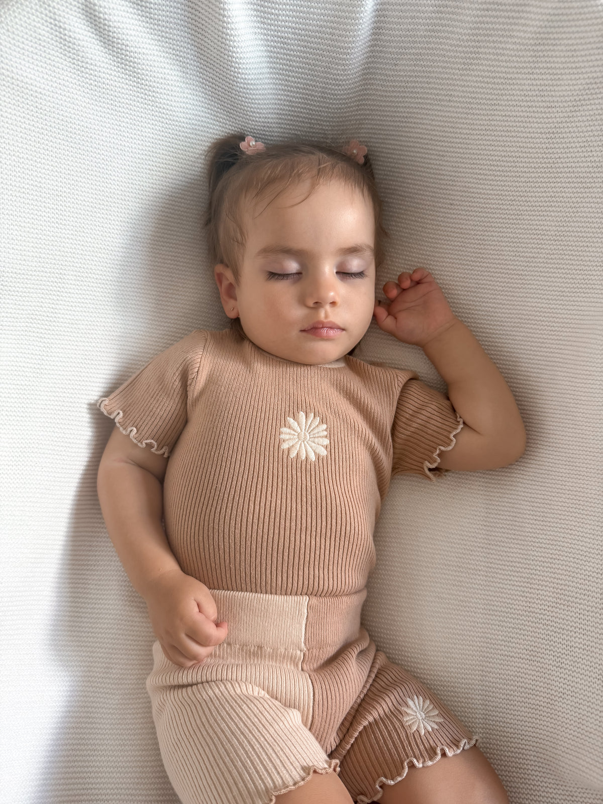 Hazel Embroidered Bike Shorts | Cotton