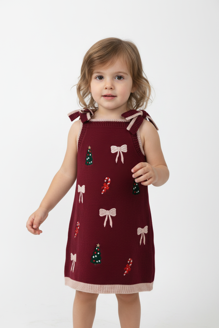 Berry Christmas Dress (PREORDER)