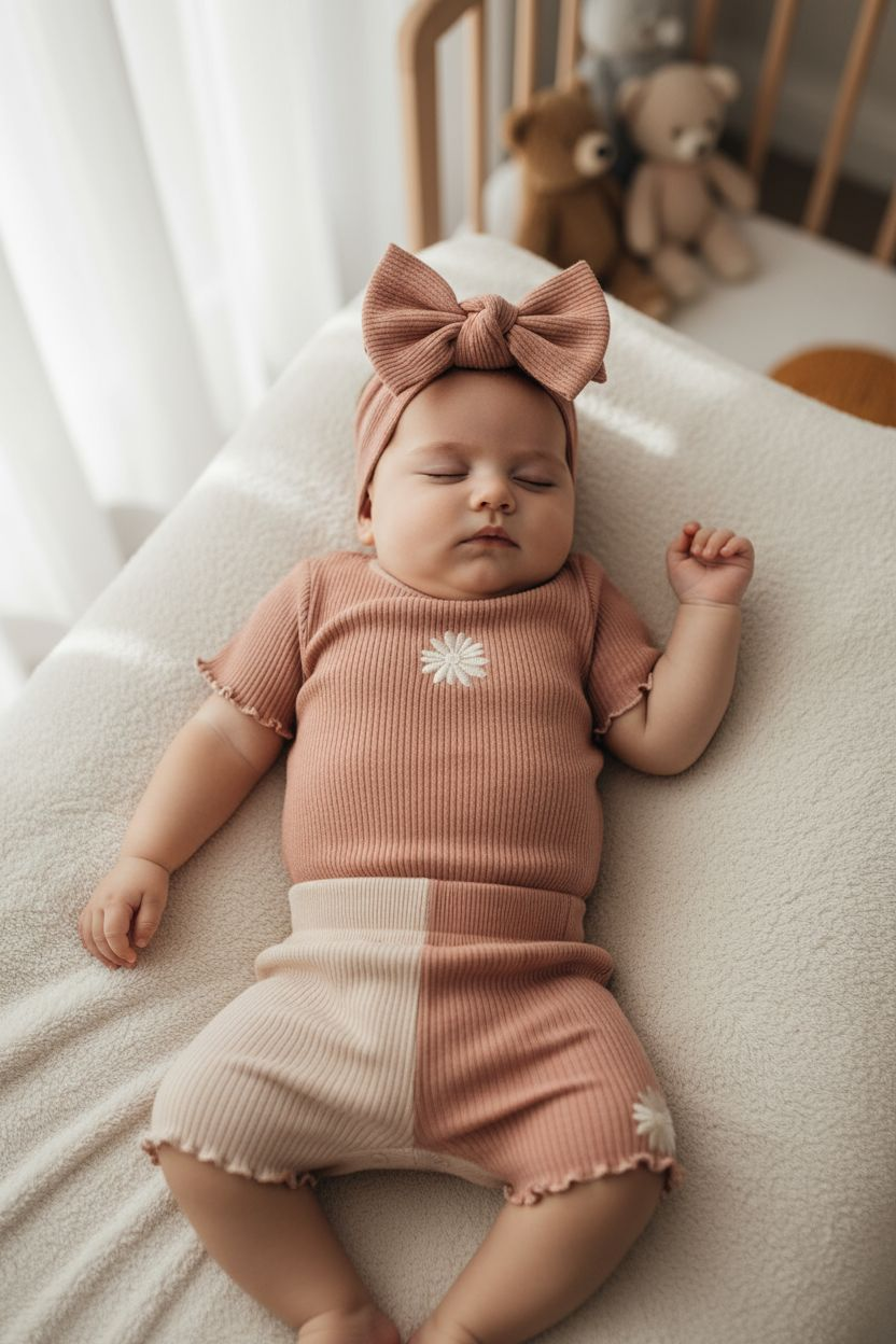 Hazel Embroidered Bike Shorts | Cotton