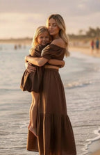 Chocolate Womens Dress | Linen (Preorder)