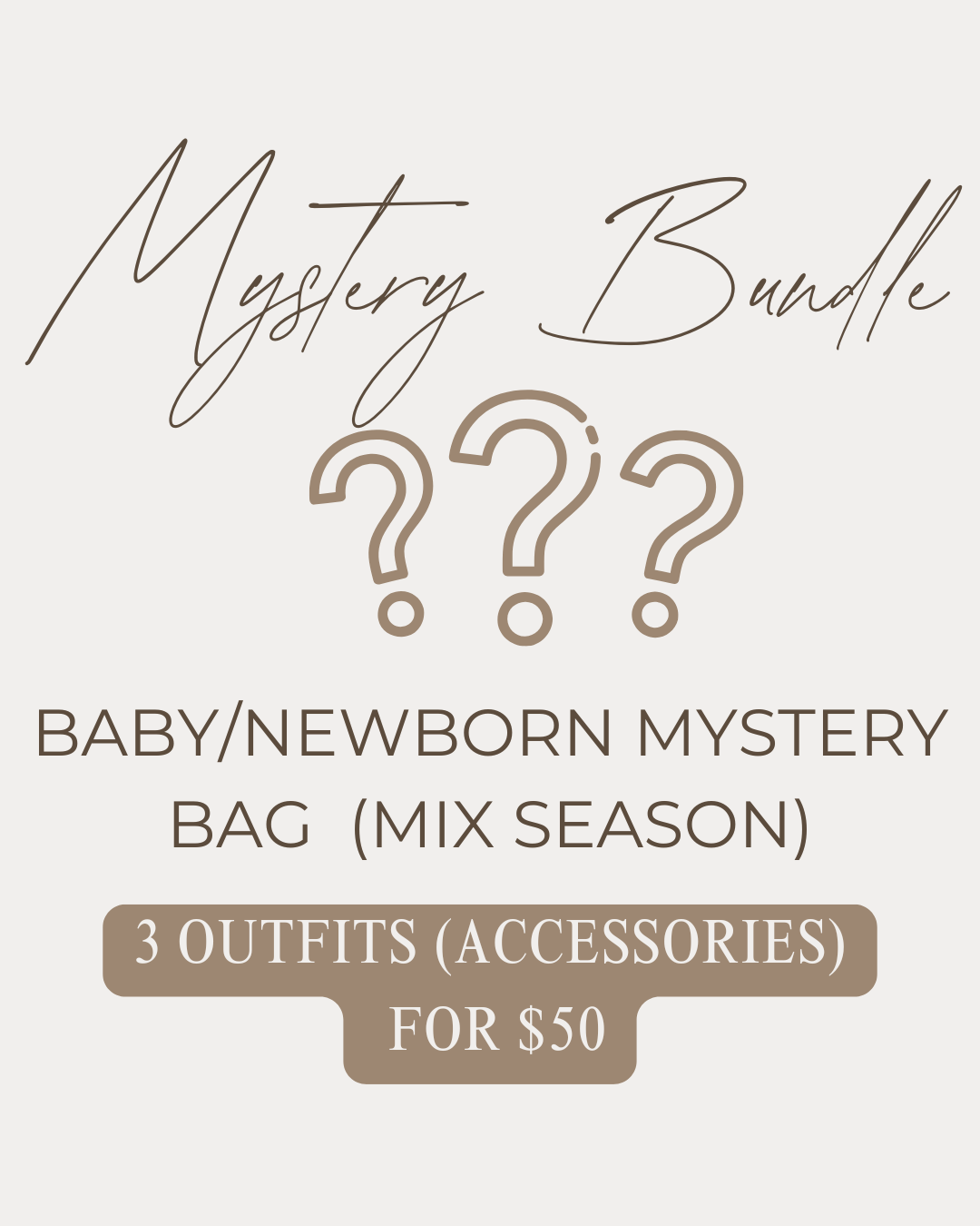 Baby/Newborn Mystery Bundles