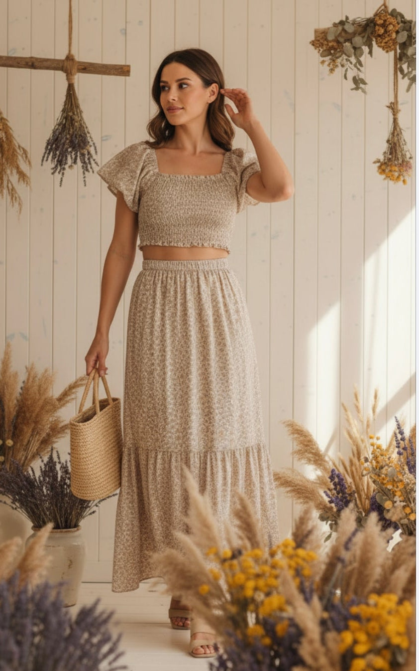 Easter in Bloom Womens Dress | Cotton/Linen