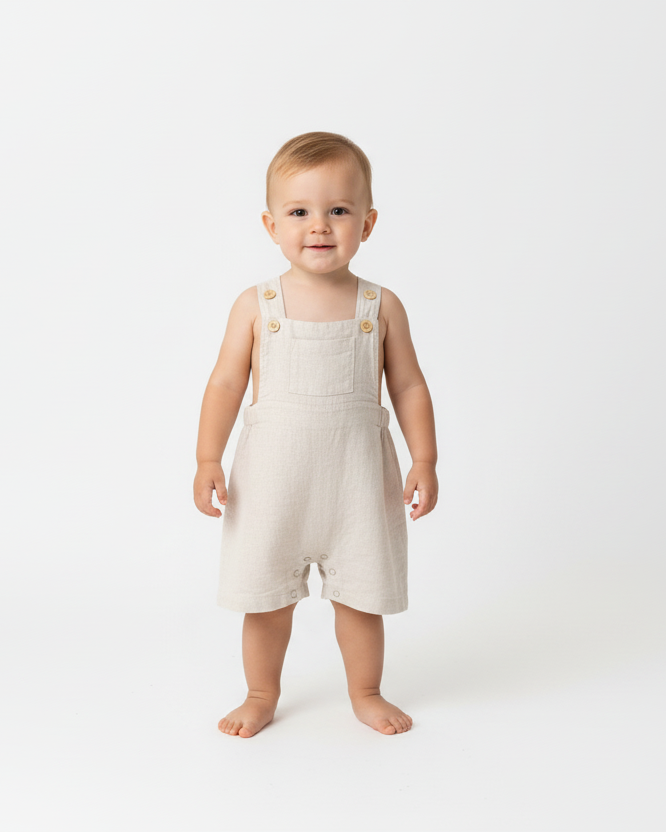 Vanilla Overalls | Linen
