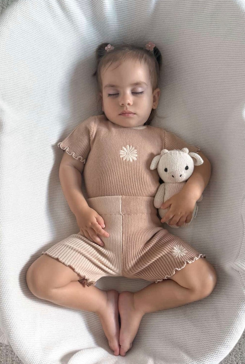 Hazel Embroidered Bike Shorts | Cotton