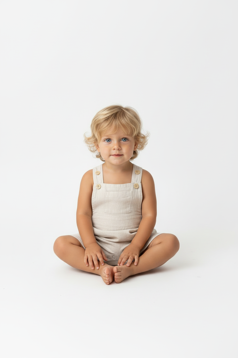 Vanilla Overalls | Linen