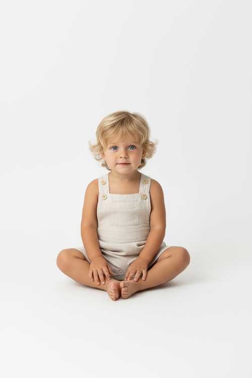 Vanilla Overalls | Linen