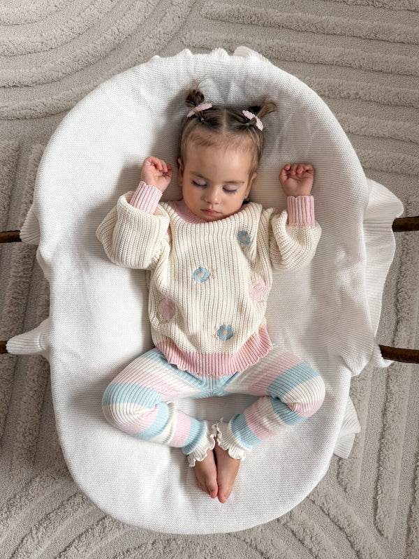 Ava Sweater |Cotton/Embroidered (Preorder ETA MAY)