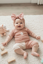 Hazel Embroidered Bike Shorts | Cotton