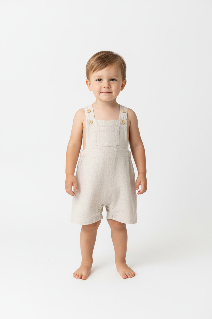 Vanilla Overalls | Linen