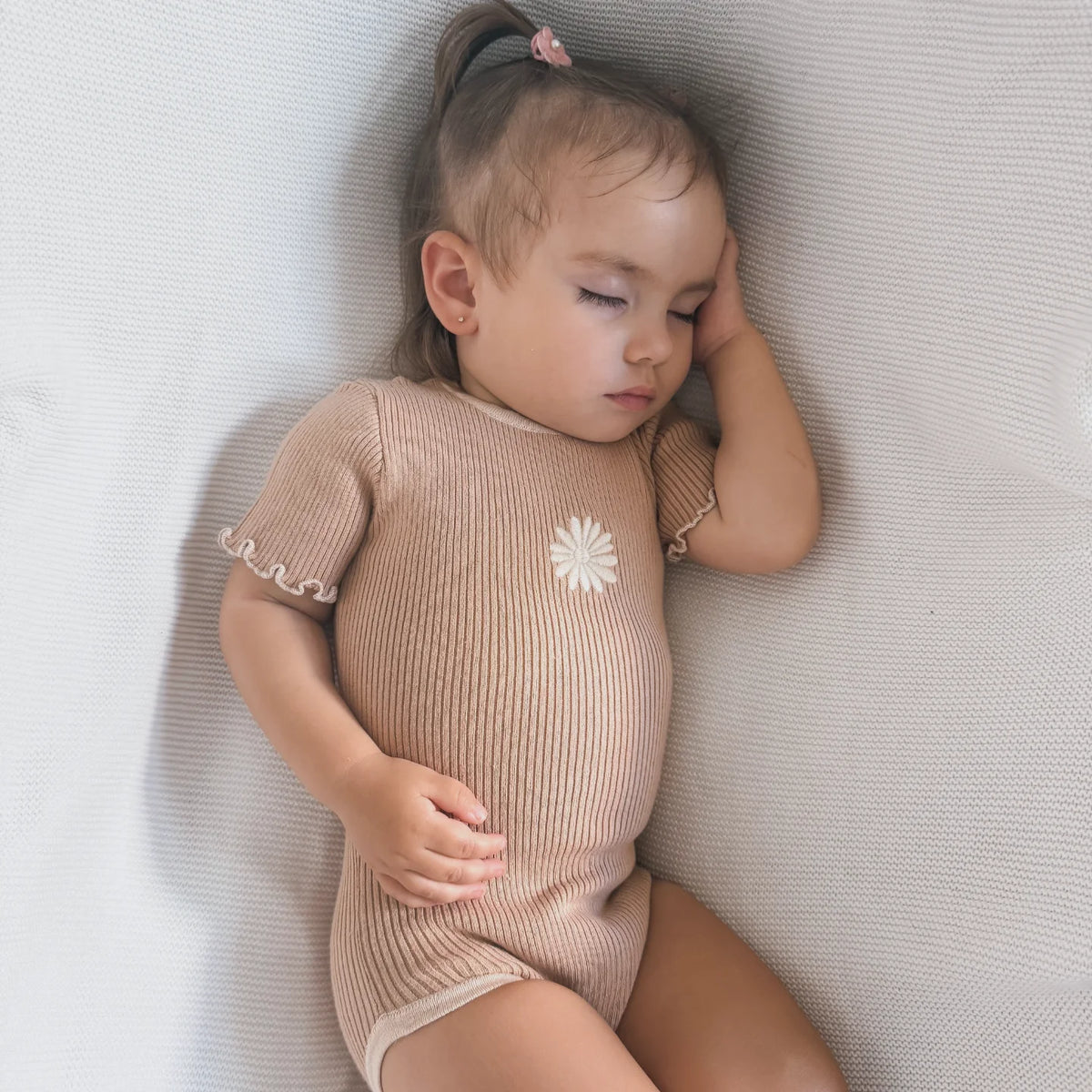 Hazel Embroidered Romper | Cotton