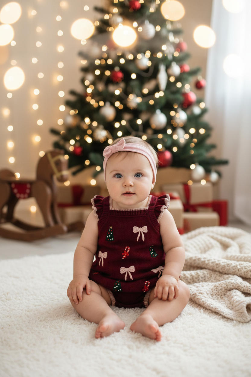Berry Christmas Romper (PREORDER)