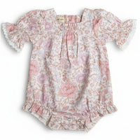 Ava Baby Romper |Cotton/Linen
