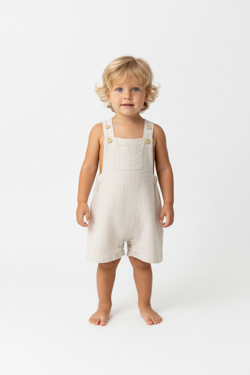 Vanilla Overalls | Linen