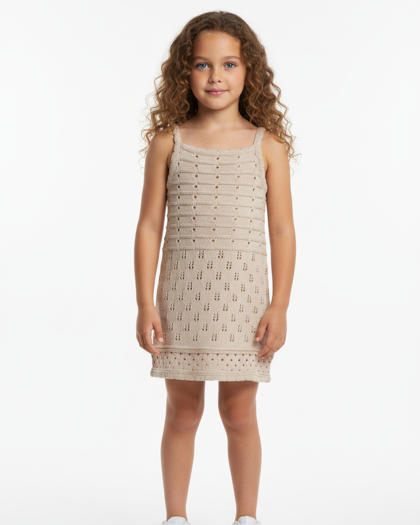 Sand Dress | Cotton Crochet