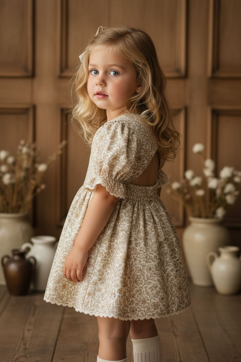 Easter in Bloom Kids Dress | Cotton