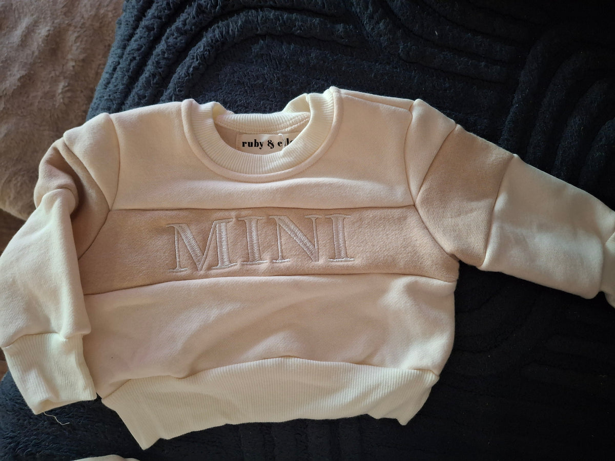 Mini Hazel Sweater| Cotton/Embroidered
