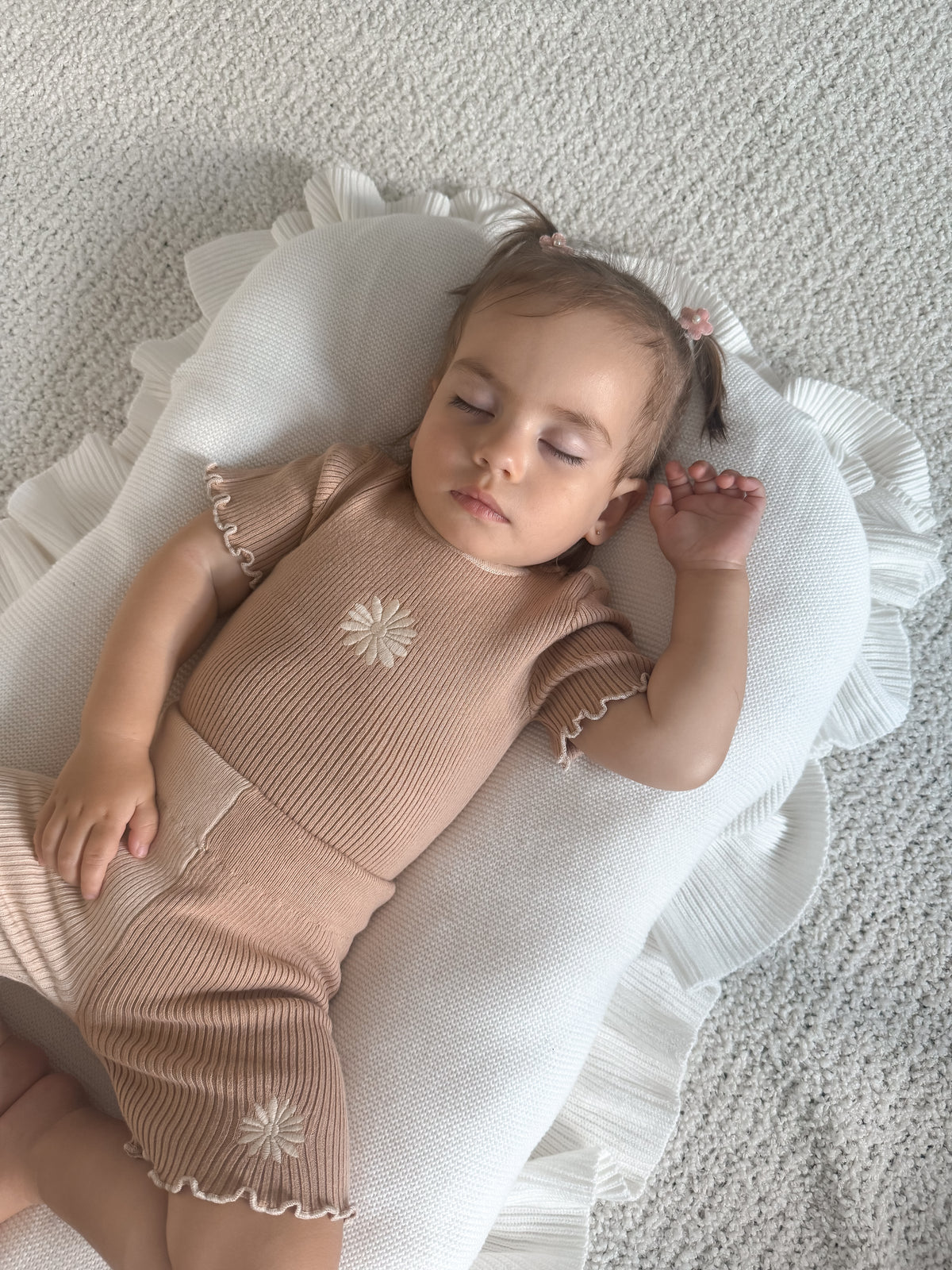 Hazel Embroidered Bike Shorts | Cotton