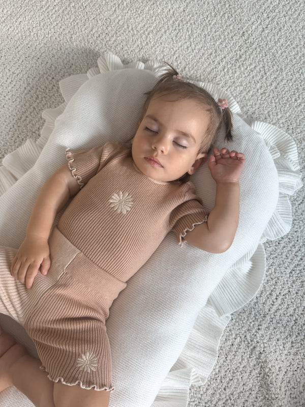 Hazel Embroidered Bike Shorts | Cotton