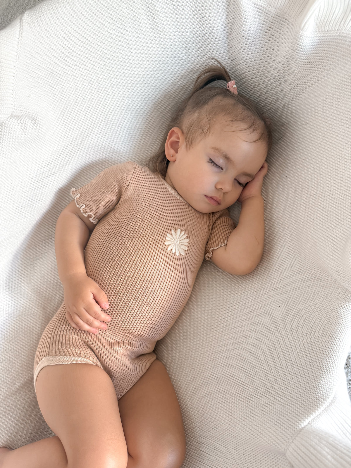 Hazel Embroidered Romper | Cotton