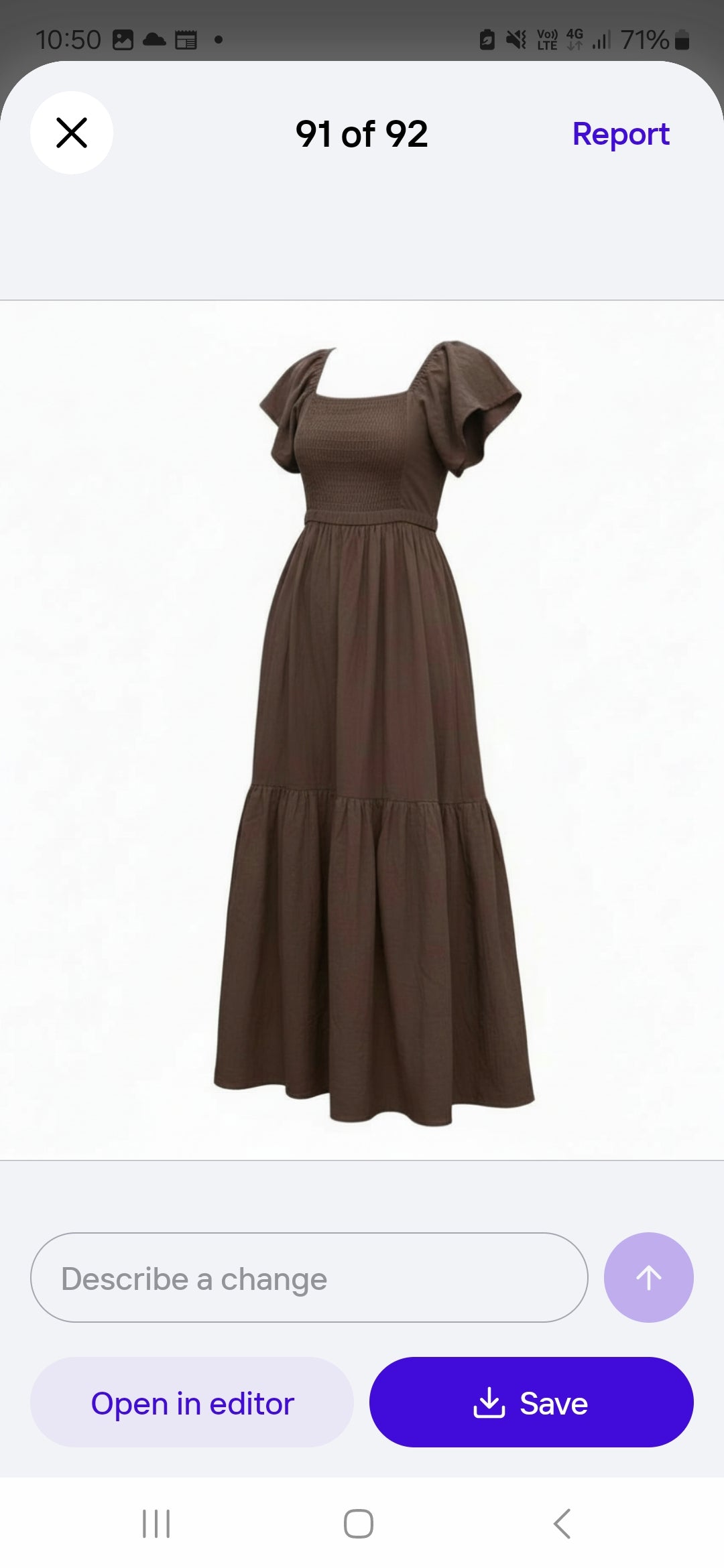 Chocolate Womens Dress | Bamboo Cotton (Preorder)
