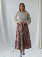 Honey Womens Crop Sweater (Oat)