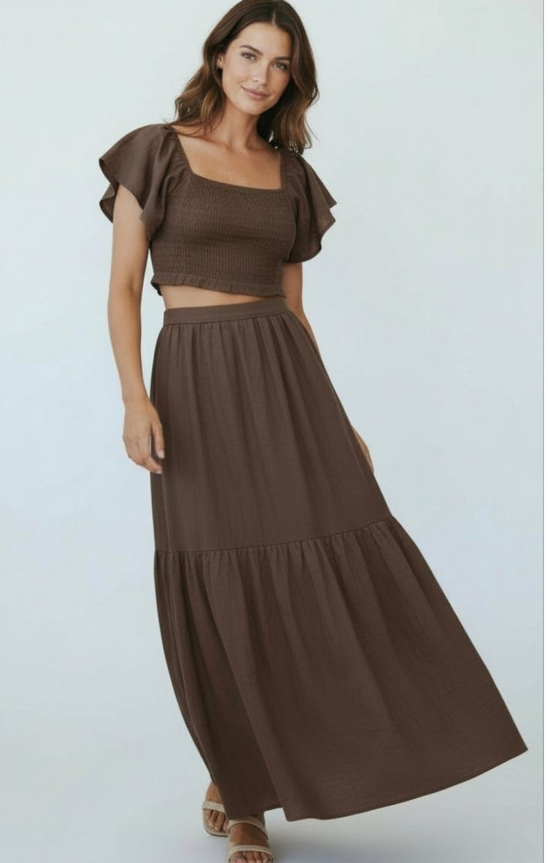 Chocolate Womens Dress | Bamboo Cotton (Preorder)