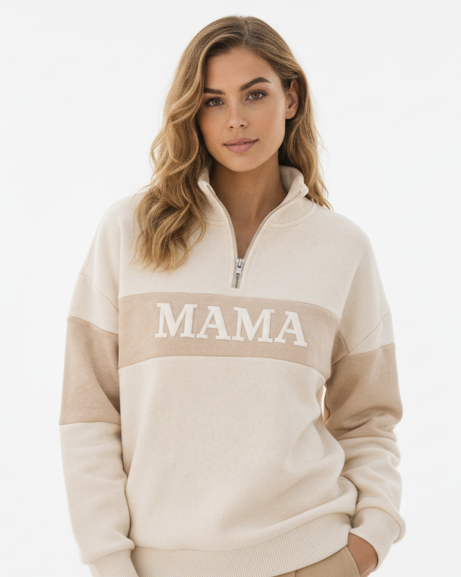Mama Hazel Sweater PREORDER| Cotton/Embroidered