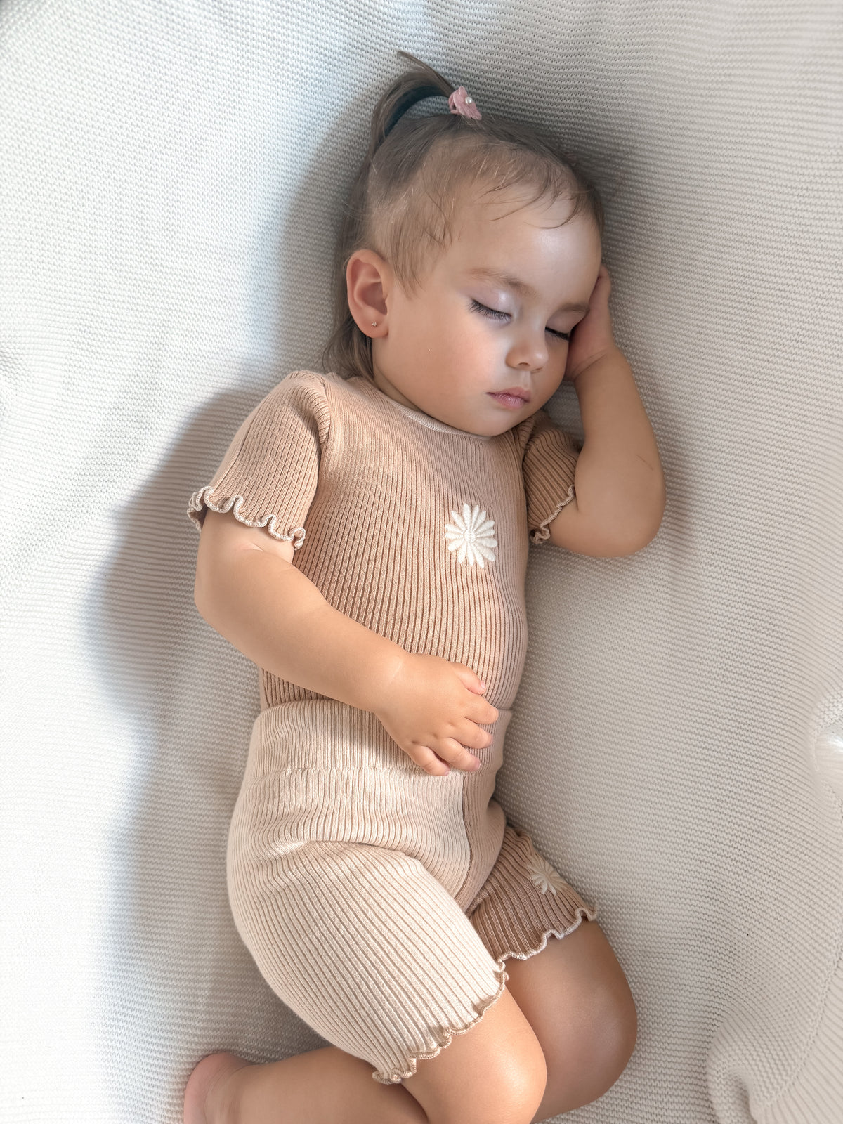 Hazel Embroidered Bike Shorts | Cotton