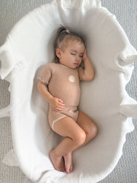Hazel Embroidered Romper | Cotton