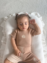 Hazel Embroidered Romper | Cotton
