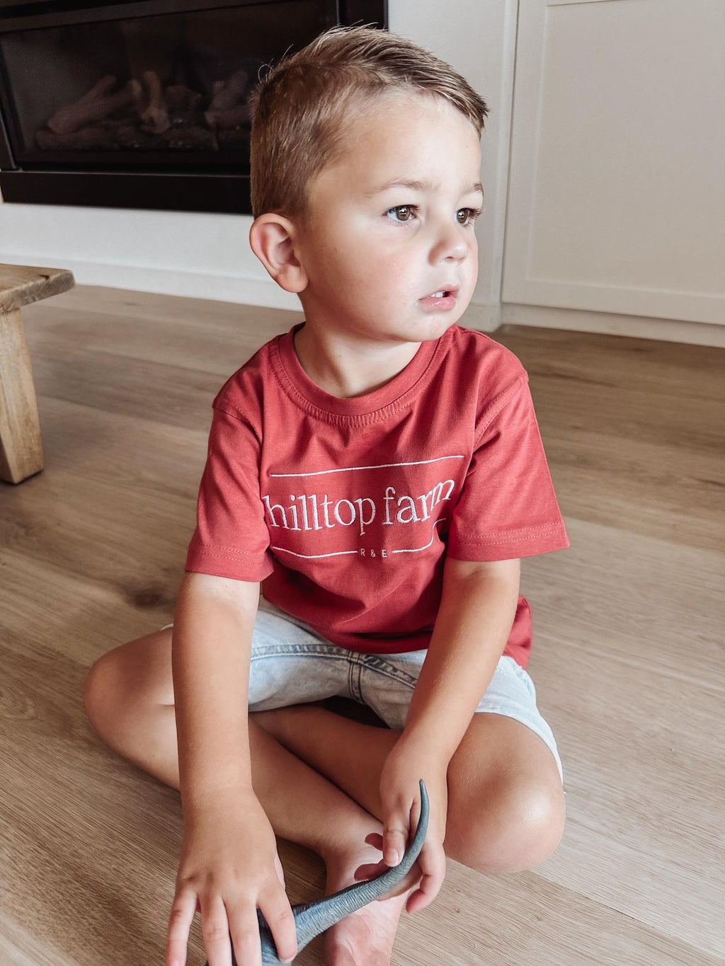 Rust Kids Hilltop Tee