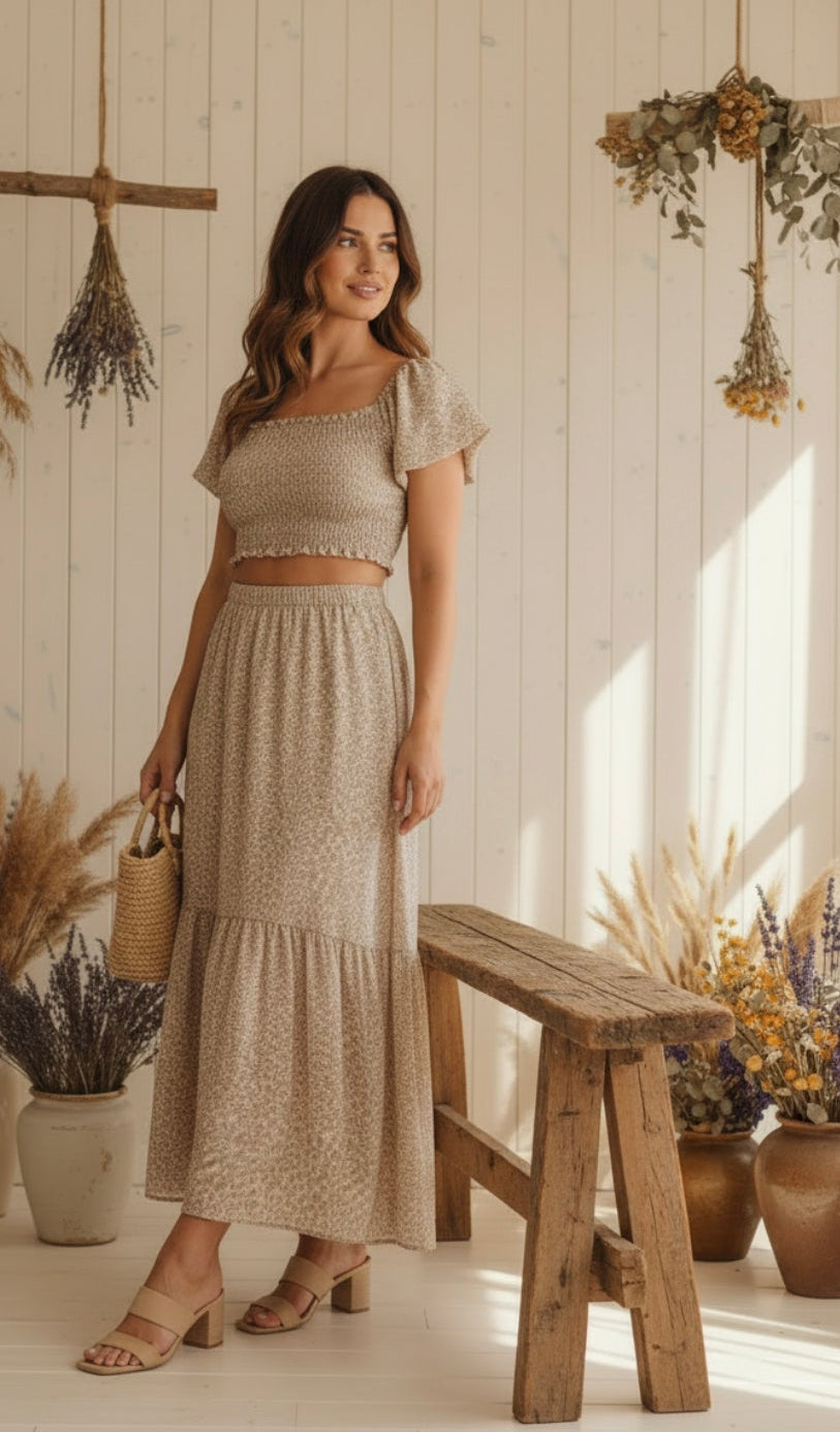 Easter in Bloom Womens Dress | Cotton/Linen