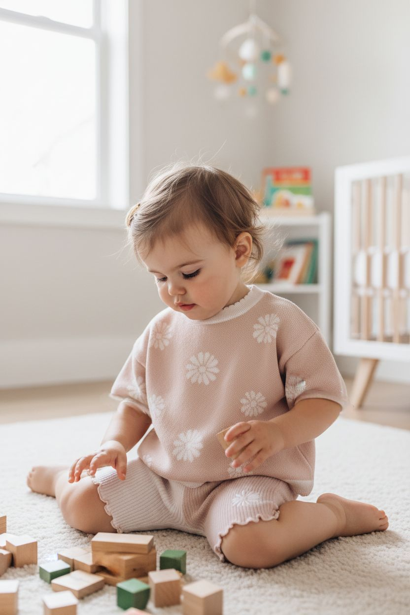 Hazel Embroidered Bike Shorts | Cotton
