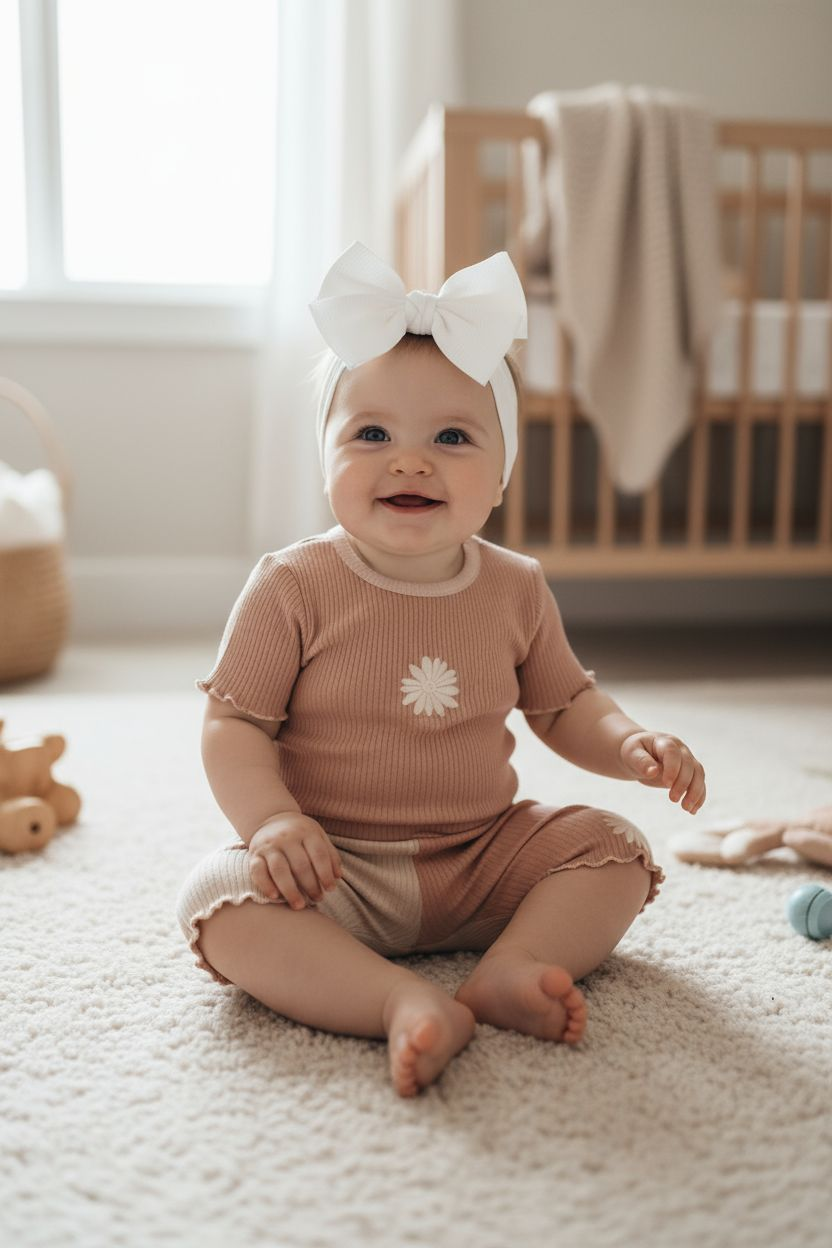 Hazel Embroidered Bike Shorts | Cotton