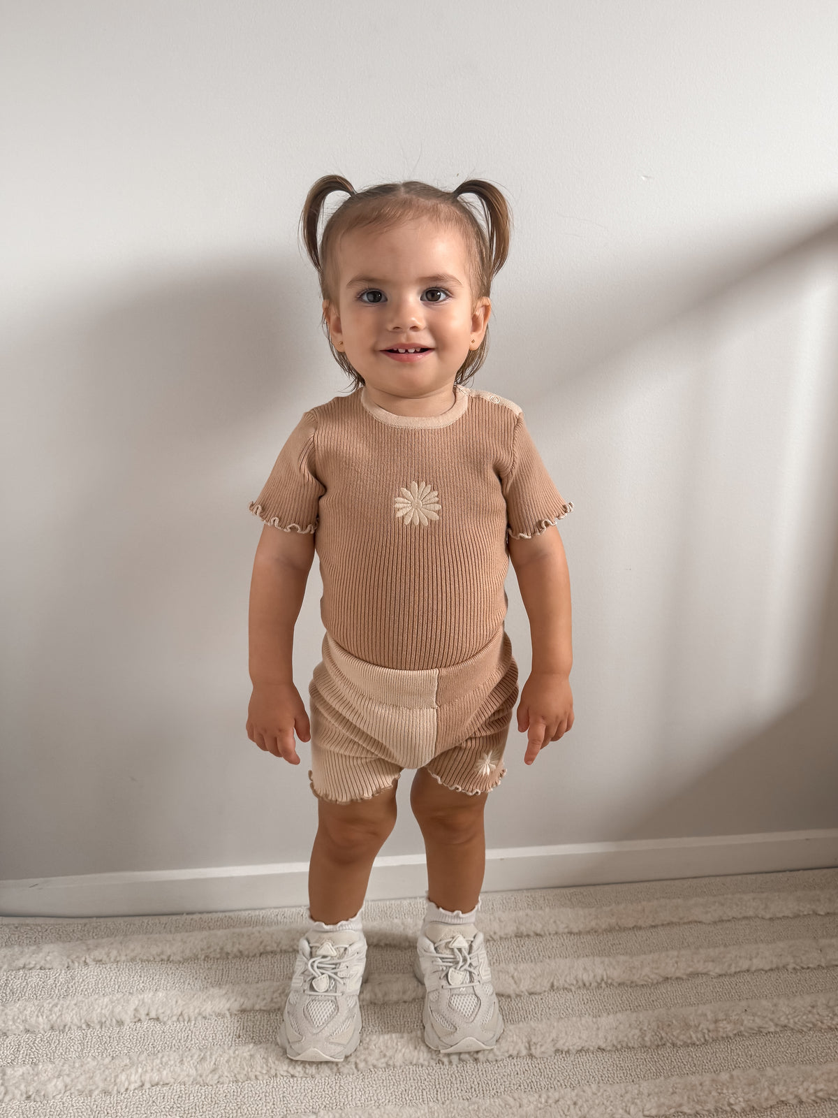 Hazel Embroidered Bike Shorts | Cotton